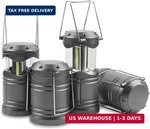 Lichamp Led Camping Lantern, 4 Pack Battery Powered Flashlight For Power Outages. Fixed Price $38.50.