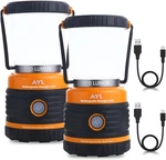 Led Camping Lantern Rechargeable, 1800lm, 4 1800 Lumens - 2, Black And Orange. Fixed Price $63.29.