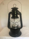 Black Hanging Lantern With Loop Hanger 28 Cm High Metal Glass Led Camping. Fixed Price $21.67.