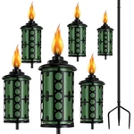 Fan-torches 16oz Home Garden Torch, 6 Pack Outdoor Metal Green-59 Inch, Green. Fixed Price $84.99.