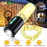 8 Modes Camping String Light Rechargeable With 33ft Waterproof New. Fixed Price $21.99.
