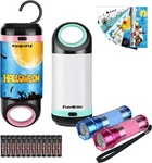Everbrite 2 Mini Camp Lanterns&2 Flashlights W7 Pcs Stickers Portable. Fixed Price $29.99.