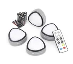 Ozark Trail 4-pack 120 Lumens Led Camping Puck Lantern Lights With Remote-gray. Fixed Price $19.89.
