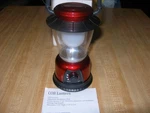 Aarp Foundation Red Led Camping Lantern W/ Dimmer Switch + New Batteries. Fixed Price $25.00.