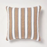 18"x18"pillow Toffee/sour Cream Stripe - Hearth & Hand With Magnolia. Fixed Price $32.49.
