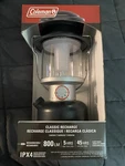 Coleman 800 Lumens Classic Rechargeable Led Lantern. Fixed Price $65.00.