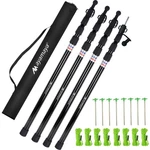 Ayamaya Tarp Poles - Telescoping Camping Tent , Upgraded 4-section Heav.... Fixed Price $113.10.