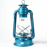 Dietz #80 Blizzard Hurricane Oil Lamp Burning Lantern Blue. Fixed Price $94.00.