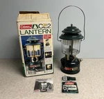Coleman Lantern 288-700 Green Cl2 Picket Fence Globe 6-84, Orig Box -extra Nice!. Fixed Price $40.00.