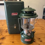 Vintage October 1972 Coleman Lantern Metal Storage Case Mdl 220f Usa Pyrex. Fixed Price $150.00.