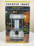 Sharper Image Lantern 20 Led Utility Dual Power Battery New Opened Box. Fixed Price $10.42.