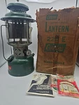 Vintage Nov 1953 Coleman Model 220e Sunshine Of The Night Lantern Sunrise Globe. Fixed Price $74.95.