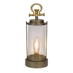 Alpine Corporation Ilt100hh-l-gd Vintage Metal & Glass Lantern Warm Led Light Ti. Fixed Price $123.22.