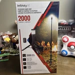 Infinity X1 2000 Lumen Telescopic Camp Light - Telescoping Tripod. Fixed Price $55.00.