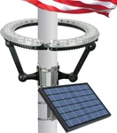 Guladus Solar Flag Pole Light Model 8009 - 4640 Lumens Ip65. Fixed Price $209.99.