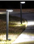 Sentry - Gama Sonic Pathway Lights Black Modern 60 Lumens Solar Outdoor 2-pack. Fixed Price $64.99.