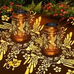 Solar Lanterns Outdoor Waterproof Hummingbird Hanging Lantern Metal Pat.... Fixed Price $26.37.