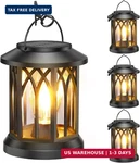 Wdtpro 4 Pack Solar Lantern Outdoor Lights, Upgraded Bright Lanterns Outdo. Fixed Price $65.61.