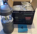 Lepro Led Collapsible Camping Lantern, 4-pack, 190 Lumen, Battery Powered, New. Fixed Price $22.00.