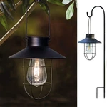 2 Pack Ekq Hanging Solar Lights Lantern Lamp With Shepherd Hook, Metal Waterp.... Fixed Price $54.96.
