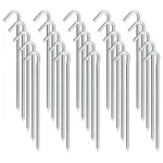 9 Inch Galvanized Tent Stakes Metal Pegs, Heavy Duty Steel Yard Camping .... Fixed Price $26.56.