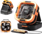 Raddy Cf3 Solar Camping Fan Rechargeable, 20,000mah Portable Battery-powere. Fixed Price $41.03.