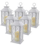Yakii 13" Decorative Candle Lantern With Led Flameless And Timer Plast.... Fixed Price $75.00.