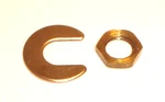 1982 Coleman 220k Two-mantle Lantern Frame / Air Intake Tube Nut & U-clip. Fixed Price $7.50.