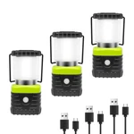 Jarxin 3packs Led Camping Lantern Rechargeable 1000lm, 4500mah Power Bank, Ip44. Fixed Price $175.94.