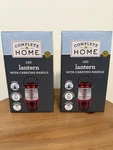 2 Red Led Lantern W/carrying Handle 3 Aa Battery 12 Lights Camping Power Outage. Fixed Price $16.99.