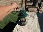 American Gas Machine Lantern 3927 Single Mantle Agm Og Mil Globe Wwii. Fixed Price $500.00.