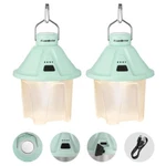 2pack 450lm Rechargeable Camping Lantern Magnetic Top Hook 5 Lighting Mode Usb C. Fixed Price $25.99.