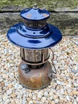 278 Agm Lantern 1920s Cobaltblue Ventilator Brass Mica Cage Ready Lite. Fixed Price $225.00.