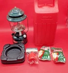 1987 Coleman 288 - A700 Lantern Red Case Pyrex Glass W/ 2 Mantles & Funnel. Fixed Price $39.99.