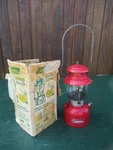 Great Vintage Coleman Lantern Model 200 Red Canada Glass Globe W/ Box. Fixed Price $89.99.