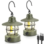 Rechargeable Camping Lanterns 2 Pack, Waterproof Led Lights For Outdoor Use. Fixed Price $39.63.