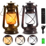 Wondrastical 2 Pack Bronze Vintage 4 Modes Led Lanterns Rechargeable Flic. Fixed Price $45.09.
