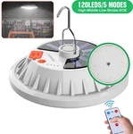 1-2x Portable Solar Rechargeable 120-led Lantern Outdoor Camping Tent Light Lamp. Fixed Price $31.98.
