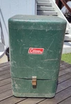 Coleman Green 220 Series Lantern Metal Hard Storage Flip Carrying Case Usa. Fixed Price $55.00.