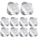 Pack Of 10pocketman 110v 5w Led Ceiling Light Downlightcool White Spotlight. Fixed Price $73.20.