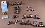 Lot Amphenol & Other American Made Bnc Coaxial Adapters Tees T's Right Angles. Fixed Price $24.99.
