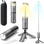 Camping Lights Rechargeable, Detachable Lantern With Stand, Telescopic W. Fixed Price $58.30.
