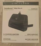 Limitless Totalboost Mini Pro Ii 6,000mah Universal Power Bank W Flashlight. Fixed Price $22.99.