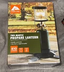 New Ozark Trail 2 Mantle Propane Lantern Black (propane Cylinder Not Included). Fixed Price $15.50.
