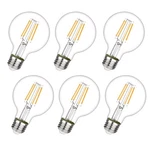 Erxiugs 6pack Vintage G25 Edison Light Bulb, Dimmable E26 Clear Glass 4000k. Fixed Price $37.35.