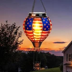 Larekook Solar Hot Air Balloon - Lanterns Outdoor Hanging Waterproof For G. Fixed Price $49.10.