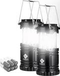 Etekcity Led Camp Lantern 2-pack Omni-directional Collapsing Design Black New. Fixed Price $29.99.