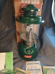 1960 Coleman 220 E Double Mantle Big Hat Lantern The Sunshine Of Night. Fixed Price $56.00.