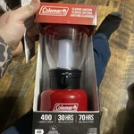 New Coleman Classic Led Lantern Red (battery Operated). Fixed Price $25.99.