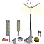 Bubra 40" Telescopic Camping Light With Stand, 8000mah Rechargeable Led Work Lig. Fixed Price $55.15.